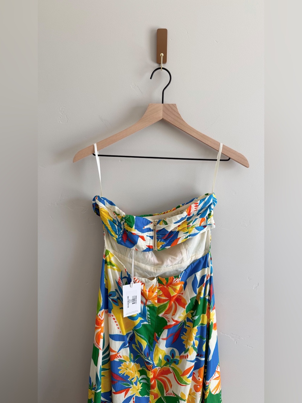 Petal & Pup Floral Strapless Midi Dress in Malta Print - Picture 11 of 13